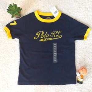Ralph Lauren Polo RL NYC logo Tee Shirt 3T new Tag